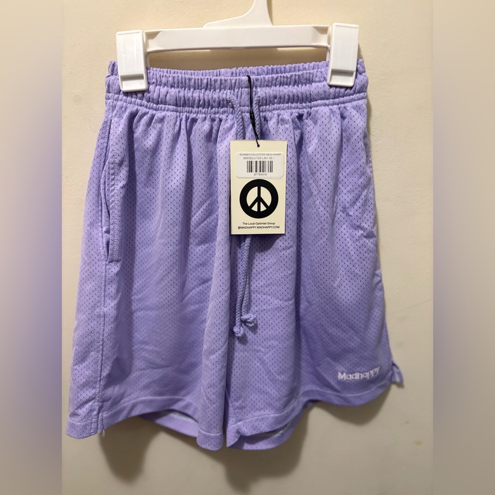 Madhappy NWT Light purple Summer collection Mesh Shorts unisex XS